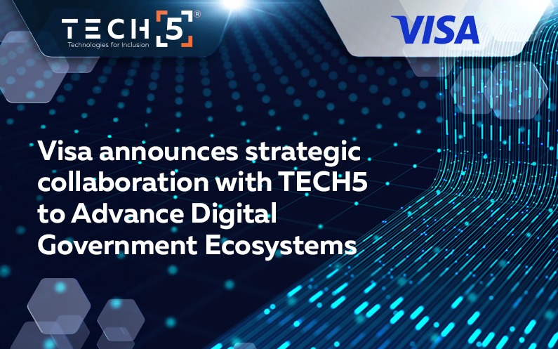 Visa announces strategic collaboration with TECH5 to Advance Digital Government Ecosystems
December 20th, 2023, Baghdad, Iraq. Visa Inc., a world leader in digital payments and TECH5, an innovator in the field of biometrics and digital identity management, have signed a strategic collaboration agreement focusing on the development and enhancement of digital government ecosystems on a global scale. 
The two organizations will design a roadmap that encompasses a series of initiatives and projects aimed at establishing a robust foundation for advancing digital payments, digital identity management, and other ecosystem-driven services. 
The partnership agreement includes: 
•	Designing and implementing improved digital government ecosystems in selected countries.
•	Developing and supporting the Go-to-Market roadmap for a SuperApp and enabling Visa card credentials for citizens and non-residents through multiple digital channels.
•	Developing a roadmap to expand card acceptance for government disbursements and payment programs across all platforms.
•	Initiating programs for financial literacy and digital inclusion.
•	Cooperating in the preparation of regulatory acts for digital payments development.

"We are thrilled to embark on this strategic collaboration with TECH5. Our joint efforts will concentrate on enhancing digital government ecosystems worldwide, with a special focus on advancing digital payments and digital identity management services. We are committed to digital and financial inclusion, and we believe that this partnership will allow to implement digital ID-based payment infrastructure and services on a national level, thereby unlocking significant market potential”, said Shahebaz Khan, Senior Vice President, Head of Commercial and Money Movement Solutions, Visa CEMEA.
The technology components and identity wallet infrastructure that TECH5 offers globally include biometric SDKs and software platforms for contactless biometric capture and matching, digital ID issuance and management. They can be readily deployed for integration with Visa payment services and other value-added components that underpin the implementation of digital public infrastructure and e-commerce marketplaces.
“We are looking forward to this strategic collaboration with Visa, learning from their invaluable expertise and market knowledge, and jointly developing the next-generation digital identity solutions powered by SSI-based Digital Identity Wallets, with a specific focus on government payment digitization. The TECH5 team is delighted to bring to this partnership deep understanding and implementation expertise of Foundational ID projects at a national level, as well as technology components and infrastructure that support biometric matching, digital ID and identity wallet solutions for frictionless and secure payments, “comments Machiel van der Harst, TECH5’s Co-founder and CEO. 
The development of combined Visa and TECH5 offerings unlocks great market potential, allowing for implementation of digital ID-based payment infrastructure and services on a national level as well as in economic zones where services can be implemented cross-border.